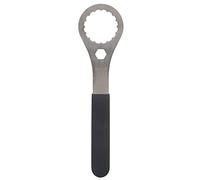 plplaaoo Bike Bottom Bracket Wrench Spanner Stainless Steel Crankset Axis Spanner Non Slip Soft Rubber Handle Bicycle Repair Tool for Road Bike (Bb50)