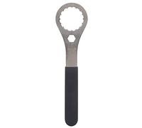 plplaaoo Bike Bottom Bracket Wrench Spanner Stainless Steel Crankset Axis Spanner Non Slip Soft Rubber Handle Bicycle Repair Tool for Road Bike (BBT46)