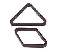 plplaaoo Billiard Ball Rack Set 9 Ball Stand Triangle Ball Rack Set for 5.72cm Style Large Billiards Wine Red