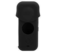 plplaaoo Camera Protective Cover, Insta 360 One X2 Lens Cover Case Insta 360 Lens Guard Silicone Professional Action Camera Frame with Double Insure Insta 360 Accessories (Insta360 one x2 Black)