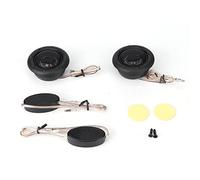 plplaaoo Car Audio Speaker Tweeter Loudspeaker Horn 12V 150W Mini Super Power Loud Dome Pair for All Car Audio Systems Black Plastic Metal 50 x 30mm