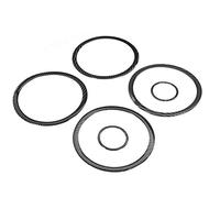 plplaaoo Car Inside Door Speaker Cover Carbon Fiber Trim Horn Decor Fit for 2006 2012 6Pcs Set Premium Material Easy Installation