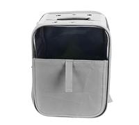 plplaaoo Cat Backpack Carrier Mesh Breathable Pet Backpack with 3 Sided Mesh Design for Small Dog Cat Rabbit Portable Cattery and Dog Kennel Polyester Material 31x26x42cm (Gray)