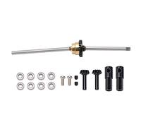 plplaaoo Center Bridge Axle Differential Kit Aluminum Alloy CNC Precision Machined Upgrade Part for WPL C14 C24 C34 C44 B14 B16 B24 B36 1/16 RC Car Replacement