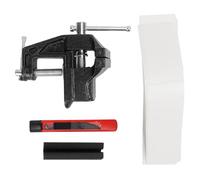 plplaaoo Club Grip Replacement Tool Kit Professional Club Grip Vise Clamp Rubber Clamp Double Sided Tape Hook Blade Set Premium Steel Rubber Material for Enthusiasts Athletes