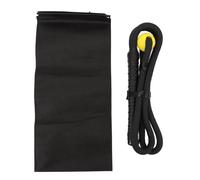 plplaaoo Club Swing Training Aid Professional Nylon Rubber Comfortable Grip Swing Rope for Correcting Posture and Improving Golf Swing Distance Accuracy for Golfers Warm Up Exercises (Black)