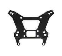 plplaaoo CNC Front Shock Tower Aluminum Alloy Shockproof Plate Mount for ZD Racing 1/7 RC Desert Vehicle High Strength Wear Resistance Adjustable Angle Smooth Ride Black 84x66mm