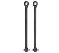 plplaaoo CVD Drive Shaft RC Front Wheel Drive Shaft High Performance Durable Steel Upgrade Part for UDR 1/7 Scale Remote Control Car 4.2 Inch Length Pair of 2 (Dark and evil)