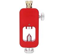 plplaaoo DEDEPU Scuba Adapter Heads Diving Transverter Large Bottle to Small Bottle 8MM Stainless Steel Aluminum Alloy Compact Lightweight for Professional Scuba Divers Black Red (Red)