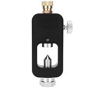 plplaaoo DEDEPU Scuba Adapter Heads Diving Transverter Large Bottle to Small Bottle 8MM Stainless Steel Aluminum Alloy Compact Lightweight for Professional Scuba Divers Black Red (Black)