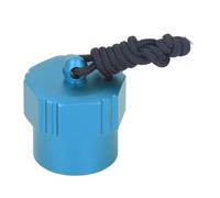 plplaaoo Din Diving Dust Cap Aluminum Alloy Universal Threaded 1st Stage Dust Protective Cover for Scuba Diving Regulator Tank Valve Protector (Blue)