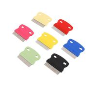 plplaaoo Dog Grooming Trimmer Cute Pet Cat Dog Comb Dog Flea Comb Steel Brush Hair Metal Comb Portable and Reusable for Flea Removal