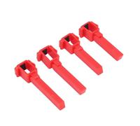plplaaoo Drone Landing Gear Extensions Professional Lightweight Foldable Drone Height Extended Leg for FIMI X8 SE Lifting Drone Accessories 4pcs Plastic (Red)