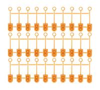 plplaaoo Drone Lithium Battery Terminal Covers Anti Oxidation Protective Case for XT60 Plug Plastic 5.6x1.1x1cm 30Pcs (Yellow)