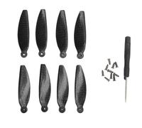 plplaaoo Drone Propeller Blades Professional Carbon Fiber Lightweight Low Noise Propellers Replacement for Mini SE 2 Drone Accessories Fit Stable Flight Quick Installation