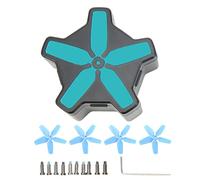 plplaaoo Drone Propeller with Storage Box Protection Case for Avata Aircraft Accessories Blue ABS Material Compact Portable Travel Size 78x78x35mm Includes 4 Propellers 10 Screws 1 Wrench