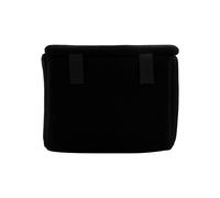 plplaaoo DSLR Camera Bag Padded Protector Case Nylon Velvet Inner Partition Insert Shockproof Portable for SLR DSLR Equipment Black Dark Blue Orange 24x12x18cm (Black)