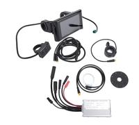 plplaaoo Electric Bike Conversion Kit 15A Controller S966 Color Screen Display Meter with Throttle Lever and Wire for Electric Bikes Scooters 36V 48V Aluminum Alloy Metal ABS