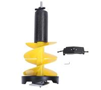 plplaaoo Electric Ice Auger Kit Powerful Durable Smooth Drilling Ice Fishing Auger for Winter Fishing Supplies Aluminum Alloy Nylon 17.7in Length 8in Rotation Diameter