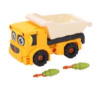 plplaaoo Engineering Deformation Vehicle Transforming Robot Toy DIY Technical Robot 2 Forms Changeable Car Robot for Kids Boys Girls Plastic Material Lightweight Portable