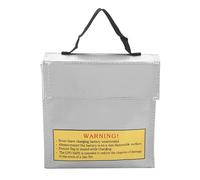 plplaaoo Explosion Proof Lipo Battery Portable Safety Bag Fireproof Charging Storage Pouch for Lithium Hydrogen Batteries Workshop Home Use Glass Fabric 3 Sizes (Type 2)
