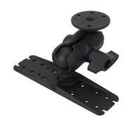plplaaoo Fish Finder Mount Base Universal Marine Electronics Mount Robust Aluminum Alloy Nylon Construction with 2.25 Inch D Size Rubber Ball for Lowrance Fish Finders and Chart Plotters