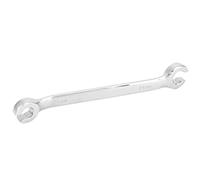 plplaaoo Flare Nut Wrench Carbon Steel Double Headed 9mm 11mm Open End Oil Tube Pipe Spanner Hand Tool for Automotive Repair and Maintenance