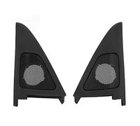 plplaaoo Front Door Speaker Cover Trim Premium ABS Metal Replacement for 3 SERIES E92 E93 2006 2013 Left Right Interior Black 2 Pieces