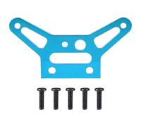 plplaaoo Front Gear Box Plate Durable Heavy Duty Aluminum Alloy CNC Precision Machined Upgrade Part for HPI Electric 1/8 WR8 FLUX Block Gymkhana Blue Orange Red Silver (WR80013B blue)