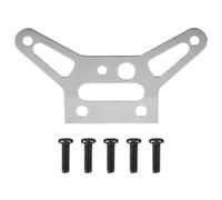 plplaaoo Front Gear Box Plate Durable Heavy Duty Aluminum Alloy Precision CNC Machined Upgrade Part for HPI Electric 1/8 WR8 FLUX Block Gymkhana RC Car Blue Orange Red Silver (WR80013S silver)