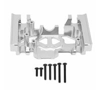 plplaaoo Gear Box Base Mount Chassis Skid Plate Premium Aluminum Alloy Durable Stable Heat Dissipation Design for TRX4 1/10 RC Crawler Silver 93x54x22mm with 8 Screws