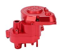 plplaaoo Gearbox Housing Aluminum Alloy High Strength Transmission Case for Axial RBX10 1/10 RC Car Durable Anti Deformation Upgrade Replacement Part (Red)