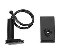 plplaaoo Guitar Phone Holder Clip Universal Plastic Metal Musical Instrument Accessories Adjustable Rotatable Phone Mount For Guitarists Learning Songs White Black 80mm (Black)