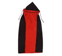 plplaaoo Halloween Hooded Cloak Death Cloak Robe Cloak Red and Black Double Hooded Inside and Out Two Colors Can Be Reversed Fabric Cloak Vampire Wizard Cosplay Costume Halloween Costume