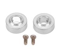 plplaaoo Helicopter Spindle Retaining Ring Durable Stainless Steel Metal Fixed Ring Set Easy Installation for K130 K200 Remote Control Helicopter Accessories Silver 2PCS