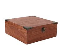 plplaaoo Humidor Cigar Box Retro Handmade Portable Travel Cigar Storage Case with Humidifier for Father Husband Friends Gift Spanish Cedar Metal 21.5x22.5x8.5cm