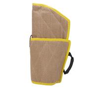 plplaaoo Jute Dog Bite Sleeve Professional Arm Protection Training Equipment For German Shepherd Malinois Large Breed Dogs Yellow Edge Robust Design