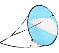 plplaaoo Kayak Wind Sail Canoe Sailing Foldable Durable Polyester Taffeta Water Sports Accessory with Transparent Window for Kayak Canoe Inflatable Boat Red Green Blue 110x110cm (Red)