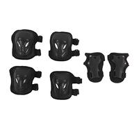 plplaaoo Kids Adult Sports Protective Gear Set Knee Elbow Pad Wrist Guards for Roller Skating 6 Years Old+ Adjustable Breathable Mesh Lightweight Durable Plastic Shell Sponge Padding for