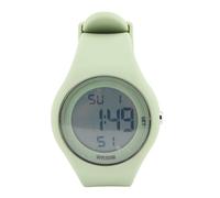 plplaaoo Kids Digital Watch Water Resistant Alarm Stopwatch EL Backlight Pedometer Calendar Chronograph Wrist Watch for Boys Girls, light green, Strap