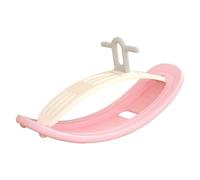 plplaaoo Kids Rocker Board Wobble Seesaw Balance Training Toy Improve Body Coordination for Toddlers Indoor Outdoor Play HDPE Material Adjustable Seat Anti Skid Strips (Roseate)