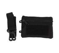 plplaaoo Lanyard Coin Pouch Wearable Lightweight Nylon Sports Neck Coin Purse for Change Card Black Adjustable Detachable Lanyard for Running Cycling Outdoor Activities