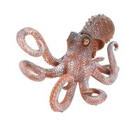 plplaaoo Large Octopus Figurine Realistic Ocean Animal Toy Educational Decor PVC Octopus Model Statue for Kids Room Marine Themed Display 11.5cm Height 20cm Length