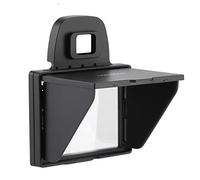plplaaoo LCD Screen Protector Sunshade Hood Cover for D7100 D7200 Camera Anti Glare Tempered Glass Shield Foldable Design Outdoor Photography Accessory Black