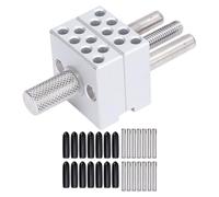 plplaaoo Mini Vise Clamp High Accuracy Adjustable 30mm Maximum Clamping Dia Metal Handy for Jewelry Making Craft Electronics Professional Artisans Enthusiasts Alloy Steel Stainless Steel