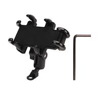 plplaaoo Motorcycle Phone Mount Bike Navigation Bracket Scooter Phone Holder 360 Degree Rotation Aluminum Alloy Stainless Steel High Toughness Nylon Soft PVE for Motorcycles Electric