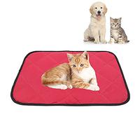 plplaaoo Oxford Cloth Pet Mat Portable Pet Sleeping Ground Mat Car Pad for Cats Dogs Household Car Use Coffee Rose Red Gray S M L XL XXL (L)