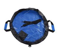 plplaaoo Oxford Cloth Wetsuit Changing Mat Durable Waterproof Beach Surfing Pad Carry Dry Bag with Shoulder Strap for Adults Kids Swimming Surfing Outdoor Activities Black Blue Green Red (Blue)