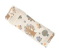 plplaaoo Pencil Roll Bag Canvas 20 Holes Large Capacity Brush Storage Organizer for Artists Students Painters Durable Canvas Material for Art Supplies School Essentials