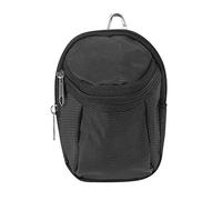 plplaaoo Portable Small Polyester Golf Ball Bag Waist Pack Accessory with Keyring Black Durable Waterproof Multi Functional Golf Ball Holder for Golf Players Black 11.5cm